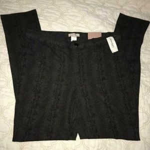 Snake skin print leggings